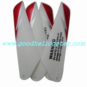ShuangMa-9098/9102 helicopter parts main blades (red color)